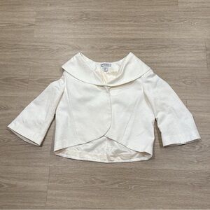 3 for $15 Nine West Cream Textured Jacket 14